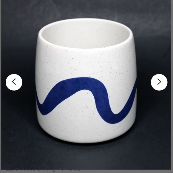 Origin by Easton fine dining Other - Set of 2 Origin Blue Wave Design Stoneware Coffee / Tea Mug 14 oz NWOT